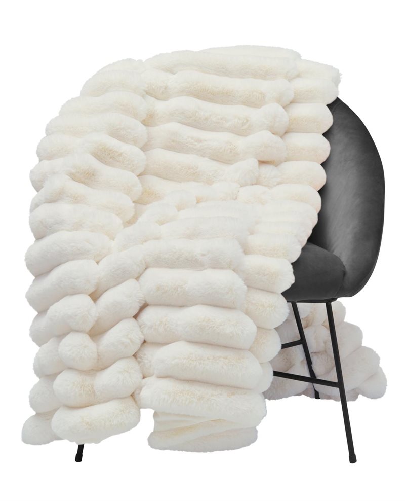 Liny blanket ivory
