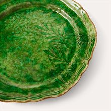Dinner plate, seaweed
