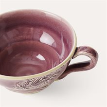 Cup with handle, lavender