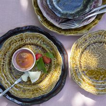 Assiette, old rose