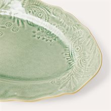 Small oval serving dish, antique