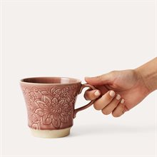 Tea mug, old rose 