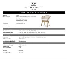 Outdoor Dining Chair Trinity