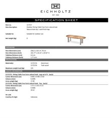 Outdoor Dining Table Free Form