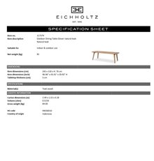 Outdoor Dining Table Glover