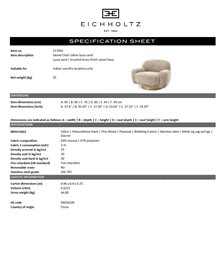 Swivel Chair Udine