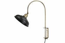 Vägglampa Svart