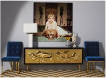 Goldfinger Dining Chair in Rialto Navy