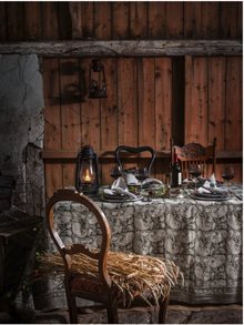 Linen Tablecloth - Big Paisley® - Green -