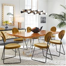 Bond Dining Table - Burled Mappa