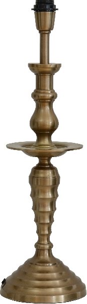 Lux Lampfot Antik Silver