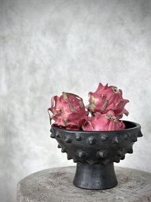 NAHA round bowl, black antique