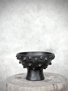 NAHA round bowl, black antique