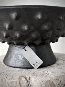 NAHA round bowl, black antique