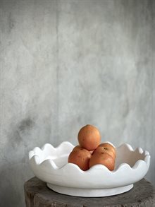 TOWO large round bowl, white