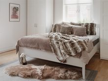 Stripy Blanket - Taupe