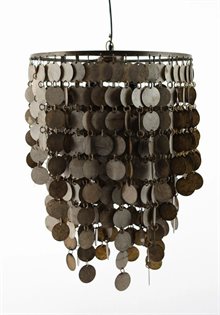 Yoko taklampa stor beige