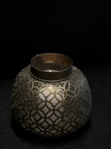 DONG small lantern, antique brass - gold