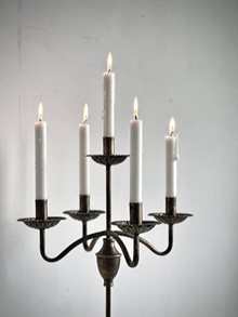 ZAMORA table candelabra 5 arm, vintage 