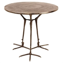 TABLE ROUND, WITH BIRDS FEET