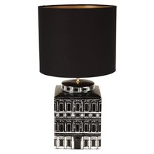 LAMP, SQUARE JAR SHAPE,