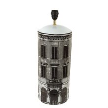 LAMP, ROUND, TALL VASE SHAPE, PALACE PATTERN