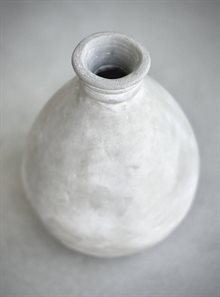 BULU bottle vase, dirty white