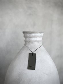 BULU bottle vase, dirty white